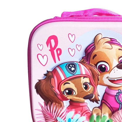 MOCHILA LUNCHERA 3D 22X22 PAW PATROL F CORAL