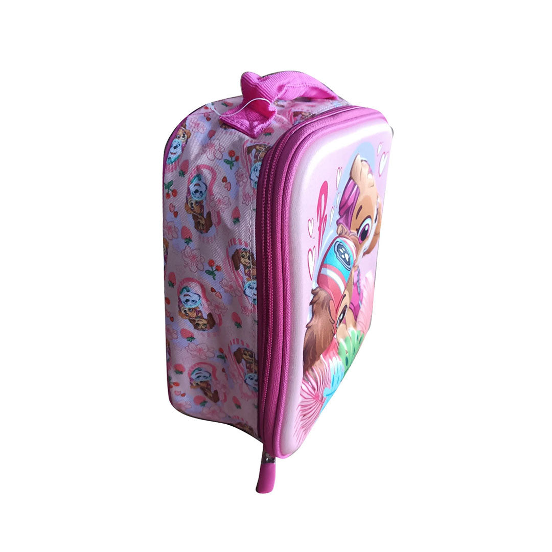 MOCHILA LUNCHERA 3D 22X22 PAW PATROL F CORAL