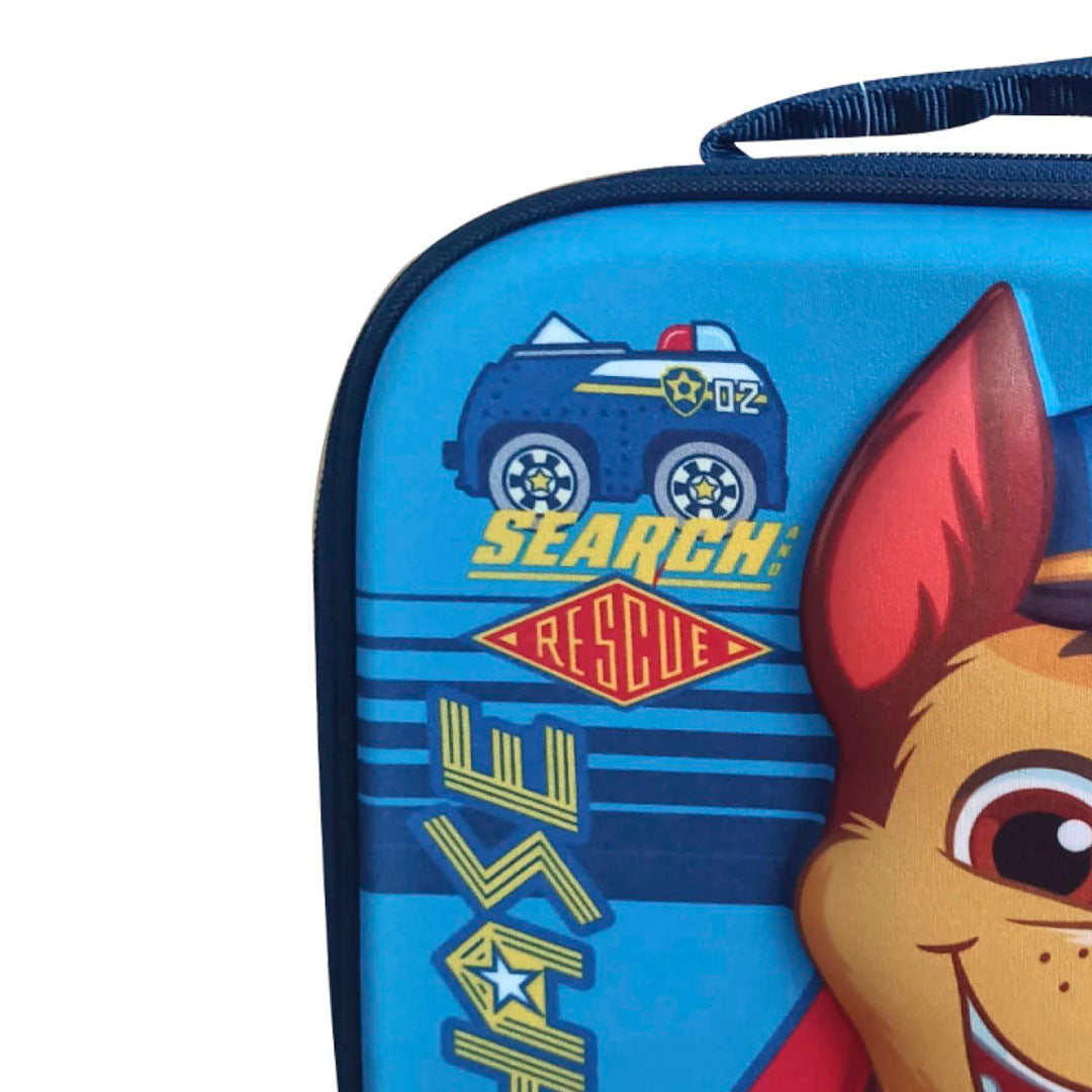 MOCHILA LUNCHERA 3D 22X22 PAW PATROL M AZUL
