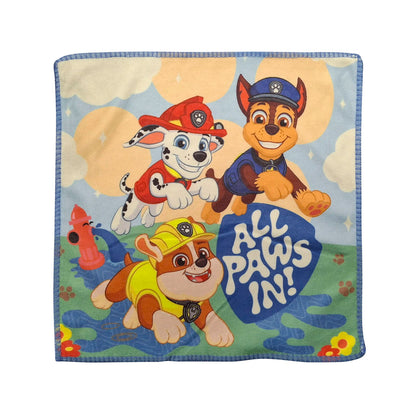 TOALLA SOCIAL INFANTIL 30*30 V PAW PATROL ALL PAWS