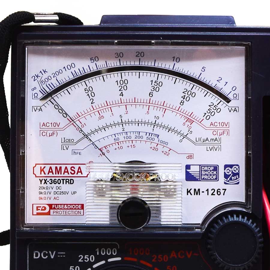 MULTITESTER  ANALOGO YX-360TRD KAMASA KM-1267