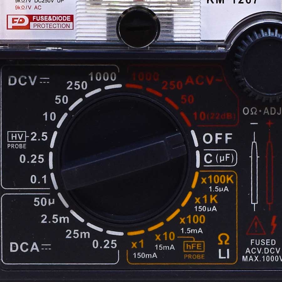 MULTITESTER  ANALOGO YX-360TRD KAMASA KM-1267