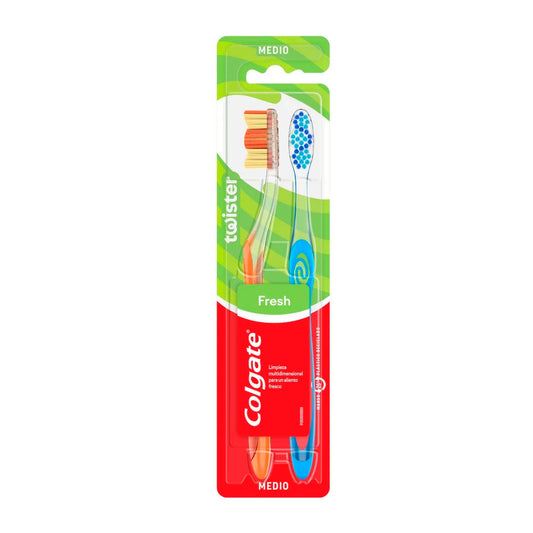 CEPILLO DENTAL COLGATE TWISTER 2X1