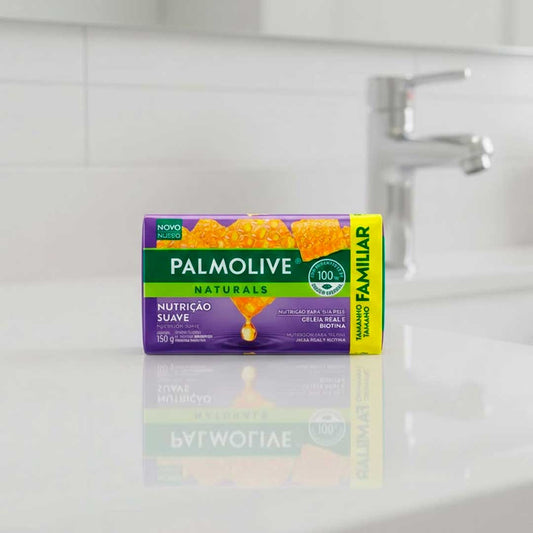 JABON DE TOCADOR PALMOLIVE NAT. NUT. SUAVE