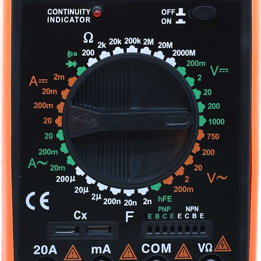 TESTER DIGITAL GRANDE CON GOMA DT9205A LH-124