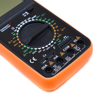 TESTER DIGITAL GRANDE CON GOMA DT9205A LH-124