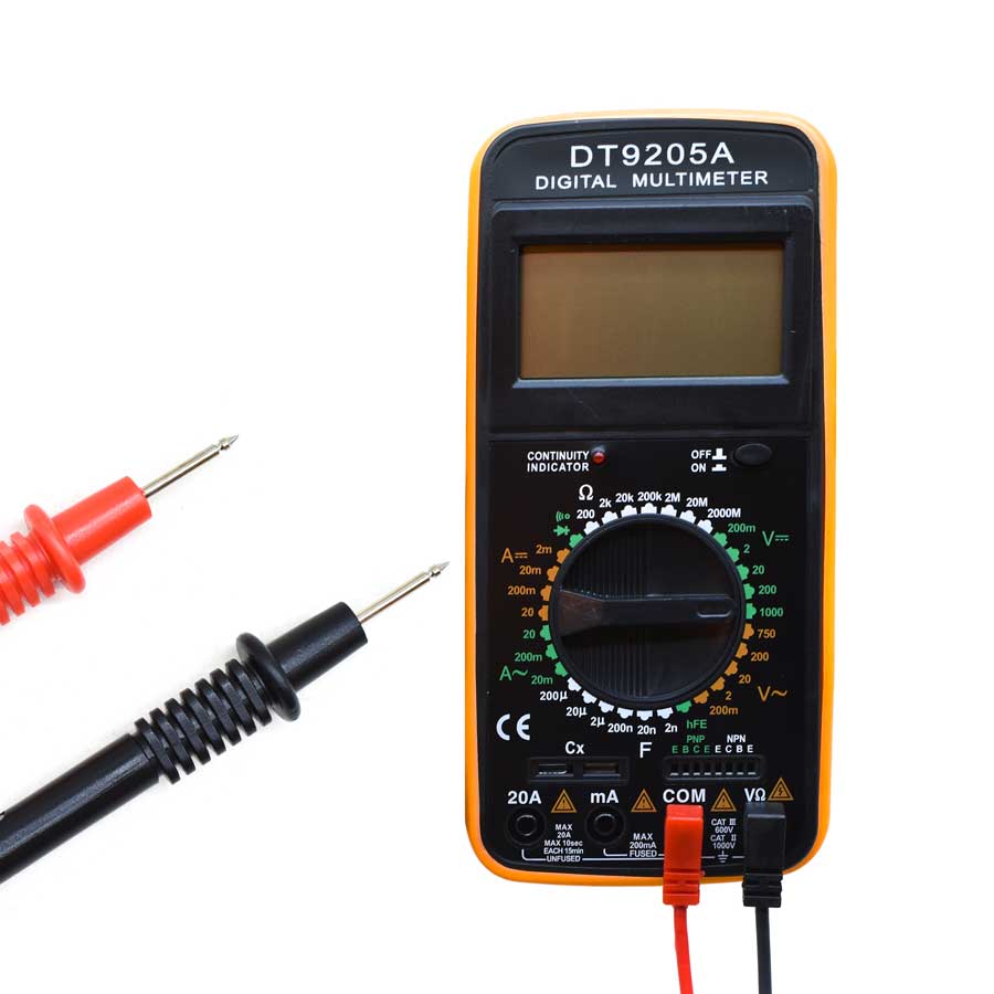 TESTER DIGITAL GRANDE CON GOMA DT9205A LH-124
