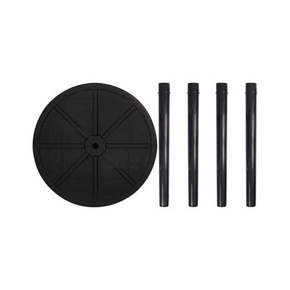 MESA REDONDA MOR NEGRA 90X72