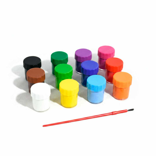 TEMPERA 12 COLORES DE 20ML EN BOX LH-4477