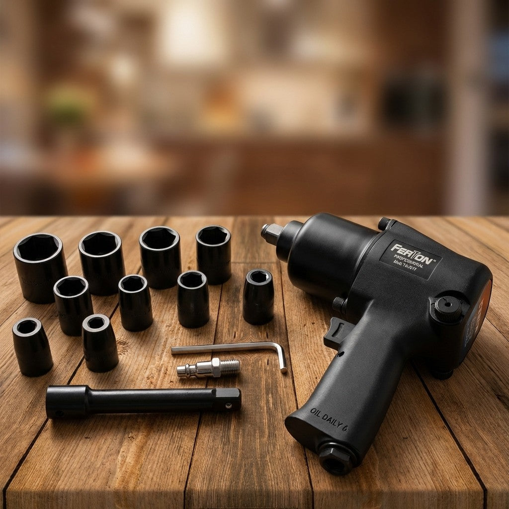 PISTOLA NEUMATICA 1/2″ 17 PZ FERTON YNJ017