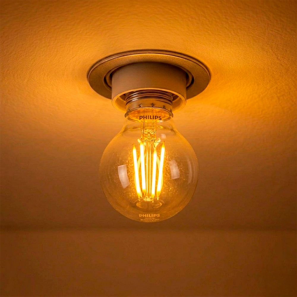 LAMPARA PHILIPS FILAMENTO 4.3W E27 P45 CALIDA