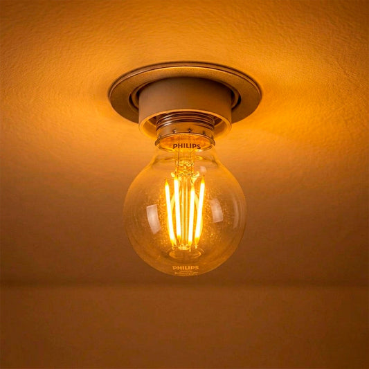 LAMPARA PHILIPS FILAMENTO 4.3W E27 P45 CALIDA