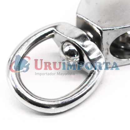 ROLDANA DE ZINC SIMPLE 1-1/2″ 90 KILOS UYUS RZ112S