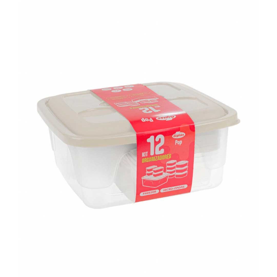 KIT 12 POTES GIPLAS (4X200ML-4X250ML-3X400ML-4LT)