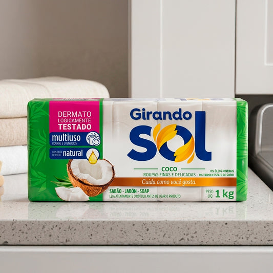 PACK X5 JABON EN BARRA GIR. SOL COCO 282