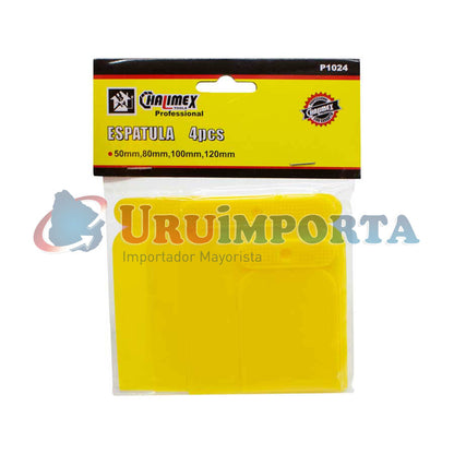 ESPATULA PLASTICA 4PZ CHALIMEX P1024