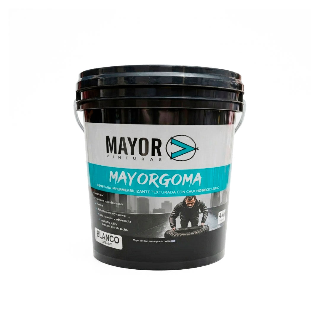 IMPERMEABILIZANTE MAYORGOMA 4K BLANCO