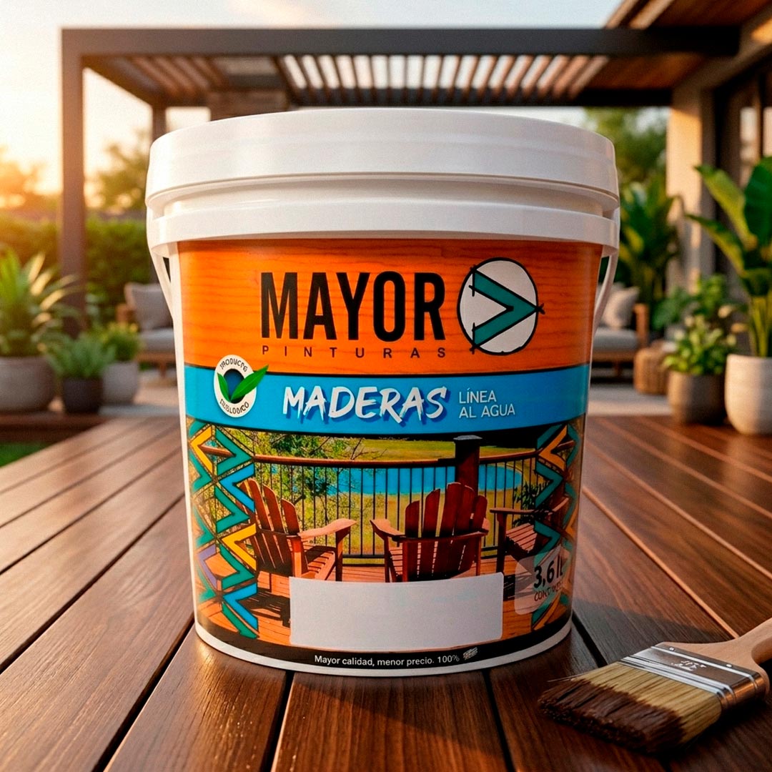 PROTECTOR DE MADERA BASE AGUA 3,6L NOGAL MAYOR