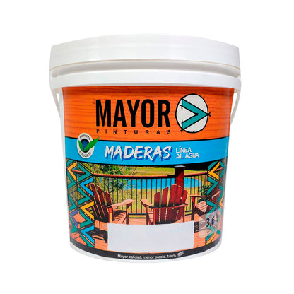 PROTECTOR DE MADERA BASE AGUA 3,6L NOGAL MAYOR