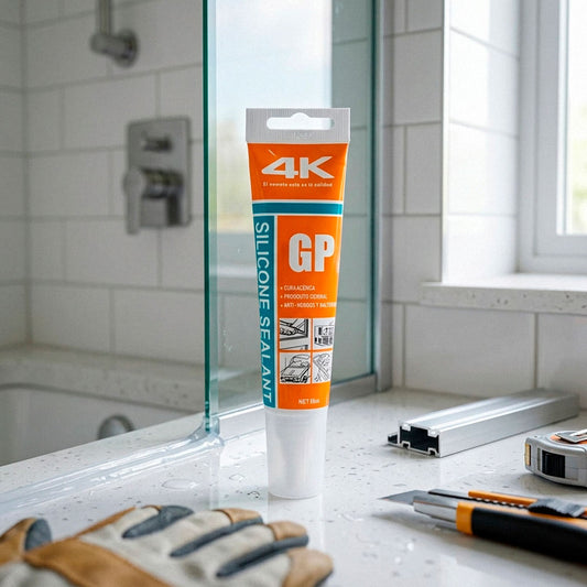 SILICONA ACIDA TRANSPARENTE 4K POMO 85G 502