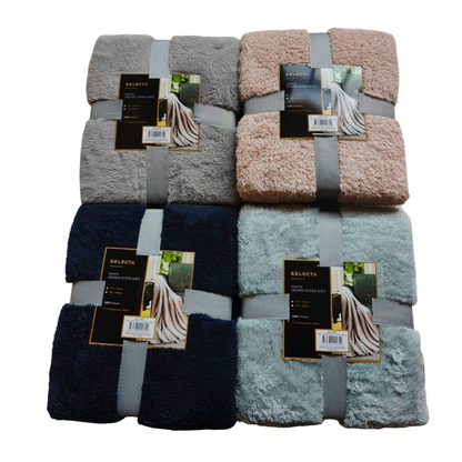 MANTA SHERPA EXTRA SOFT 127X152C SURTIDO