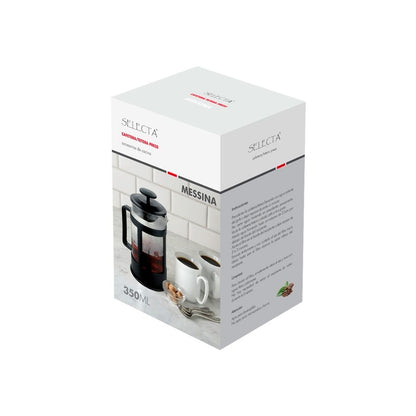 CAFETERA/TETERA VIDRIO Y PLAS 350ML MESSINA