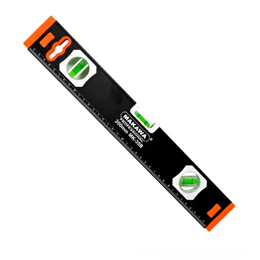 NIVEL METALICO 35CM 3 GOTAS MAKAWA MK-N35B