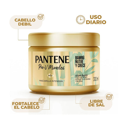 MASCARILLA PANTENE HIDRO BAMBU 300ML 20552