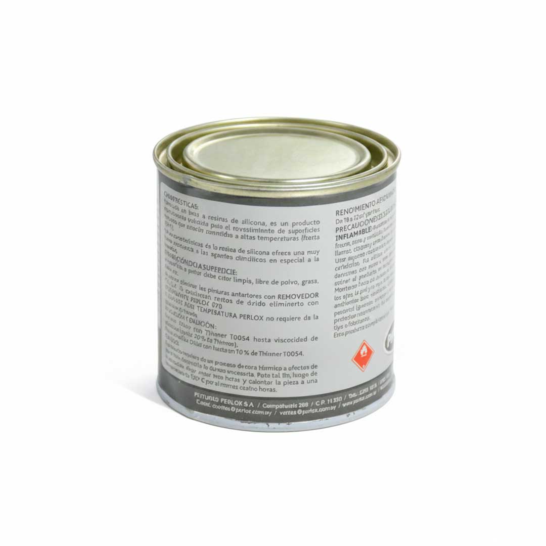 ESMALTE SINTETICO ALTA TEMP.PERLOX 200°250ML E0285