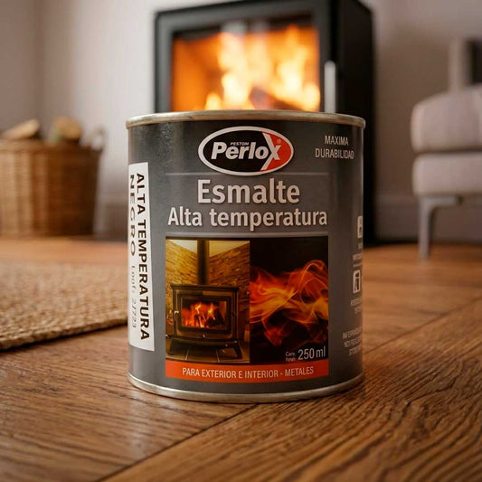 ESMALTE SINTETICO ALTA TEMP.PERLOX 200°250ML E0285