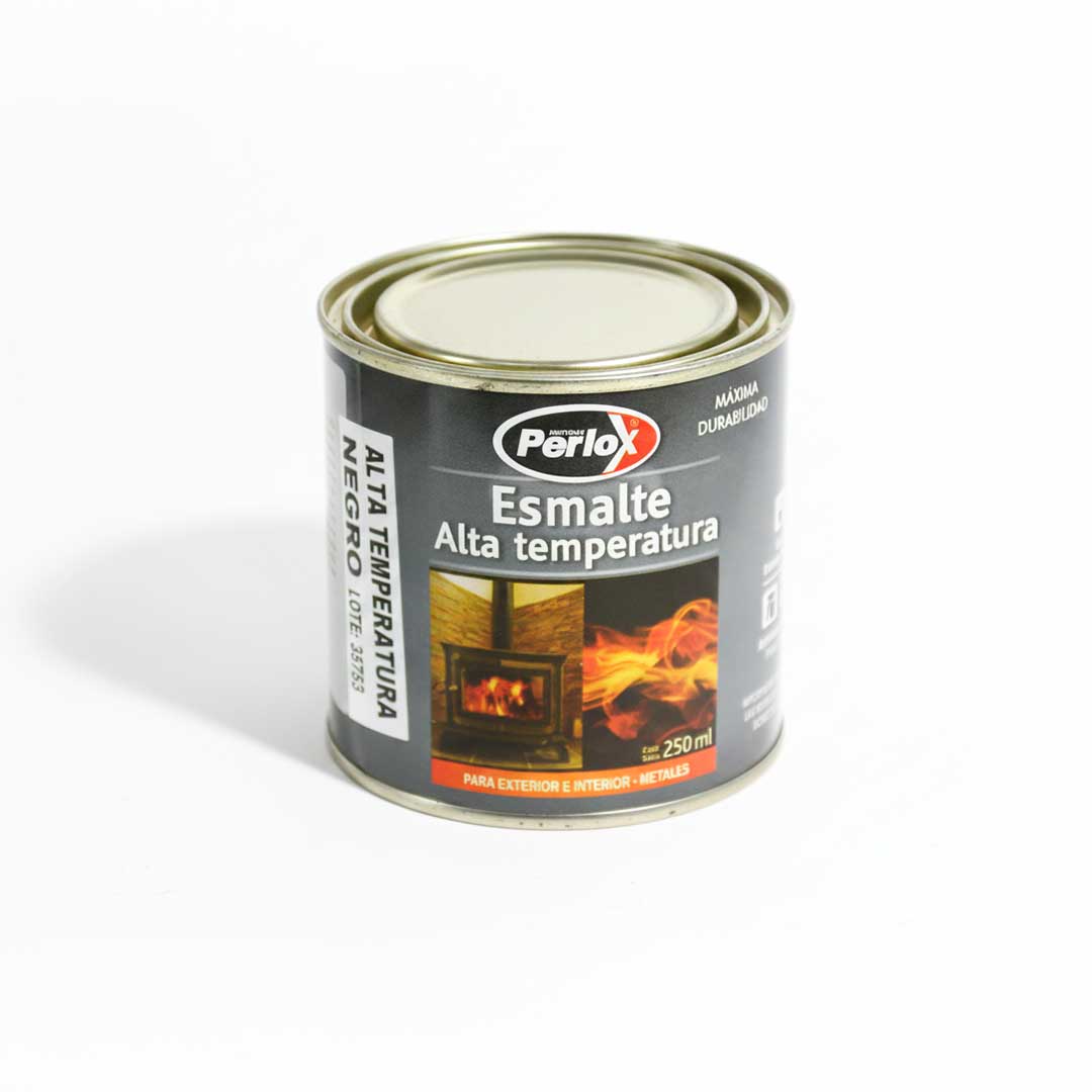 ESMALTE SINTETICO ALTA TEMP.PERLOX 200°250ML E0285