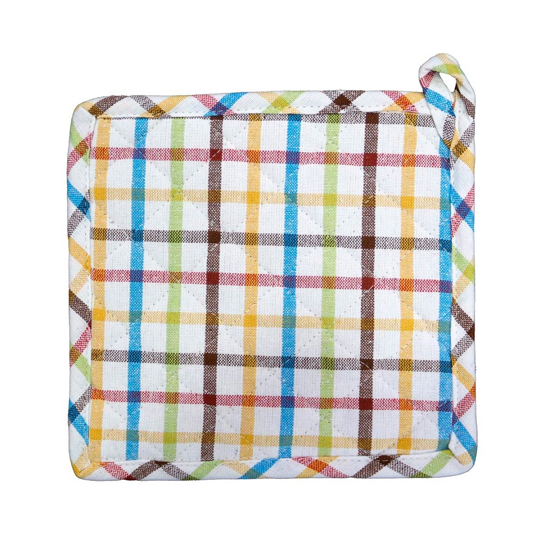 AGARRADERA ALG 20X20CM CUADROS MULTICOLOR