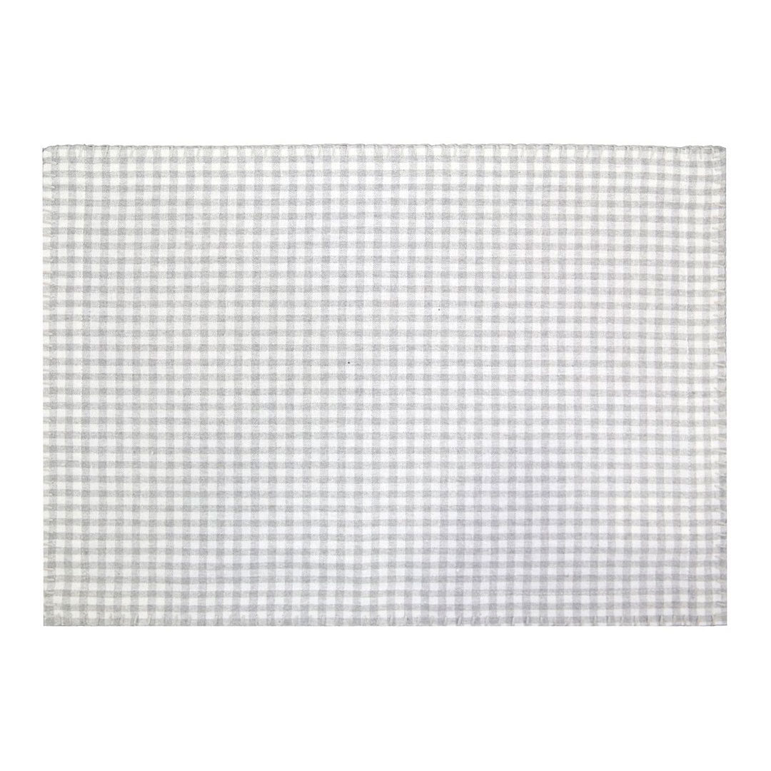 INDIVIDUAL ALG 35X45CM CUADROS GRIS