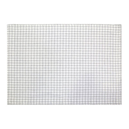 INDIVIDUAL ALG 35X45CM CUADROS GRIS