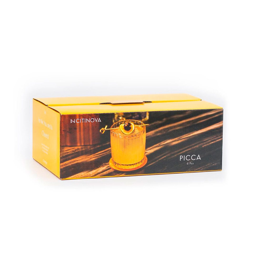 VASO DE WHISKY PICCA 330ML X6