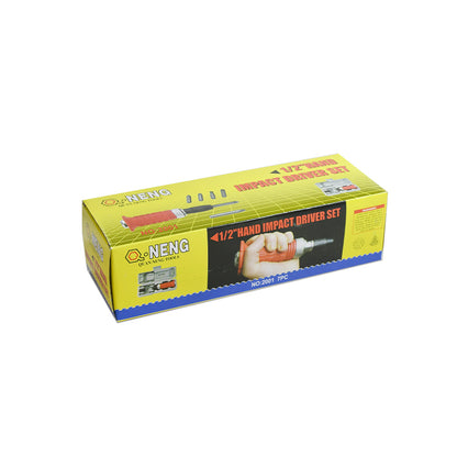 DESTORNILLADOR DE IMPACTO 5PZ 1/2 M/GOMA LH-646