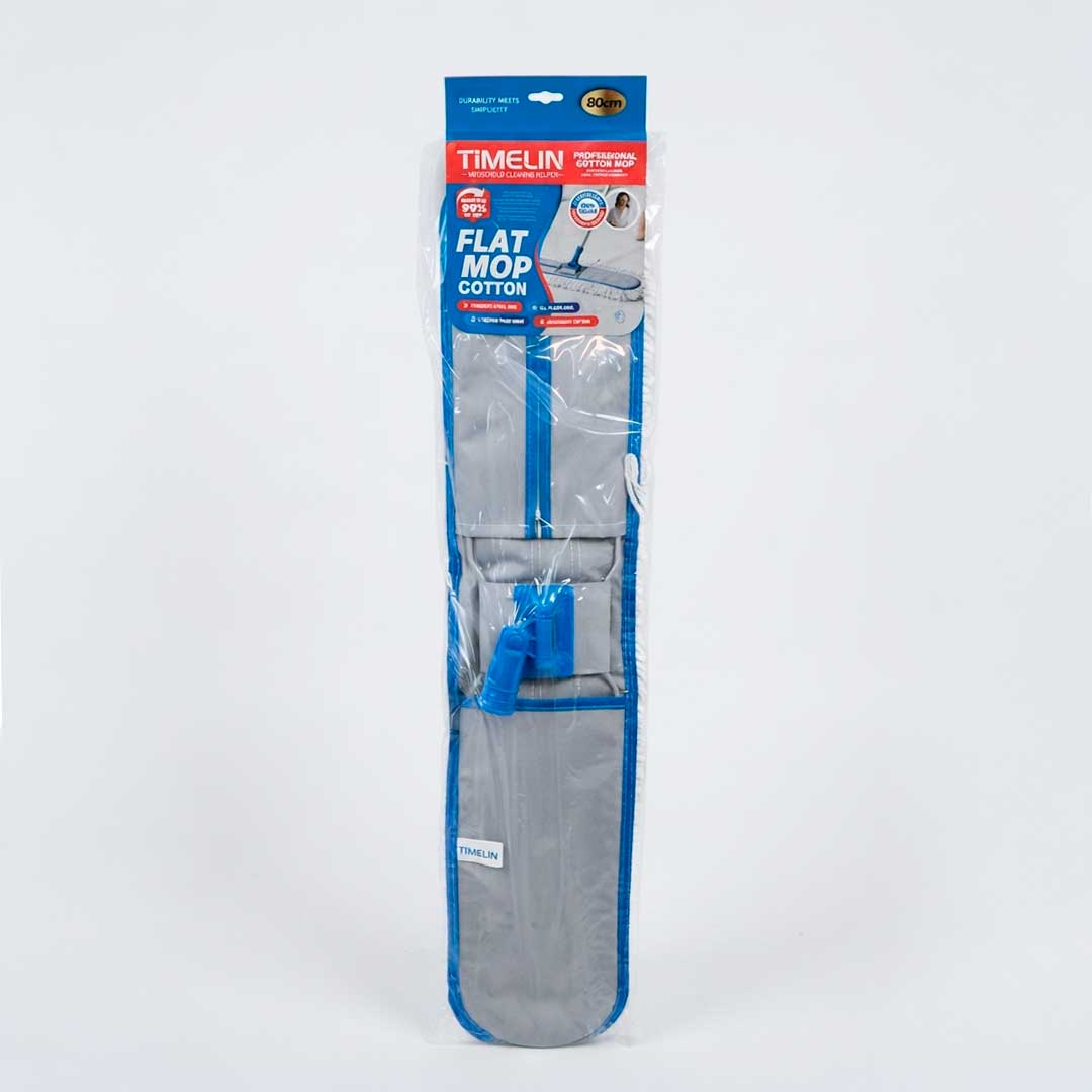 TRAPEADOR P/PISO OVAL C/CABO 80CM TIMELIN LH-5229