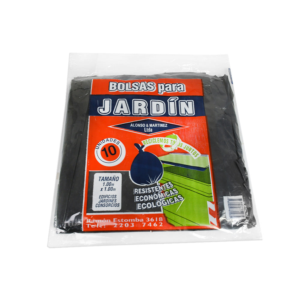 BOLSA PARA JARDIN 1 MX 1M 10 UNID URUGUAY COD 104