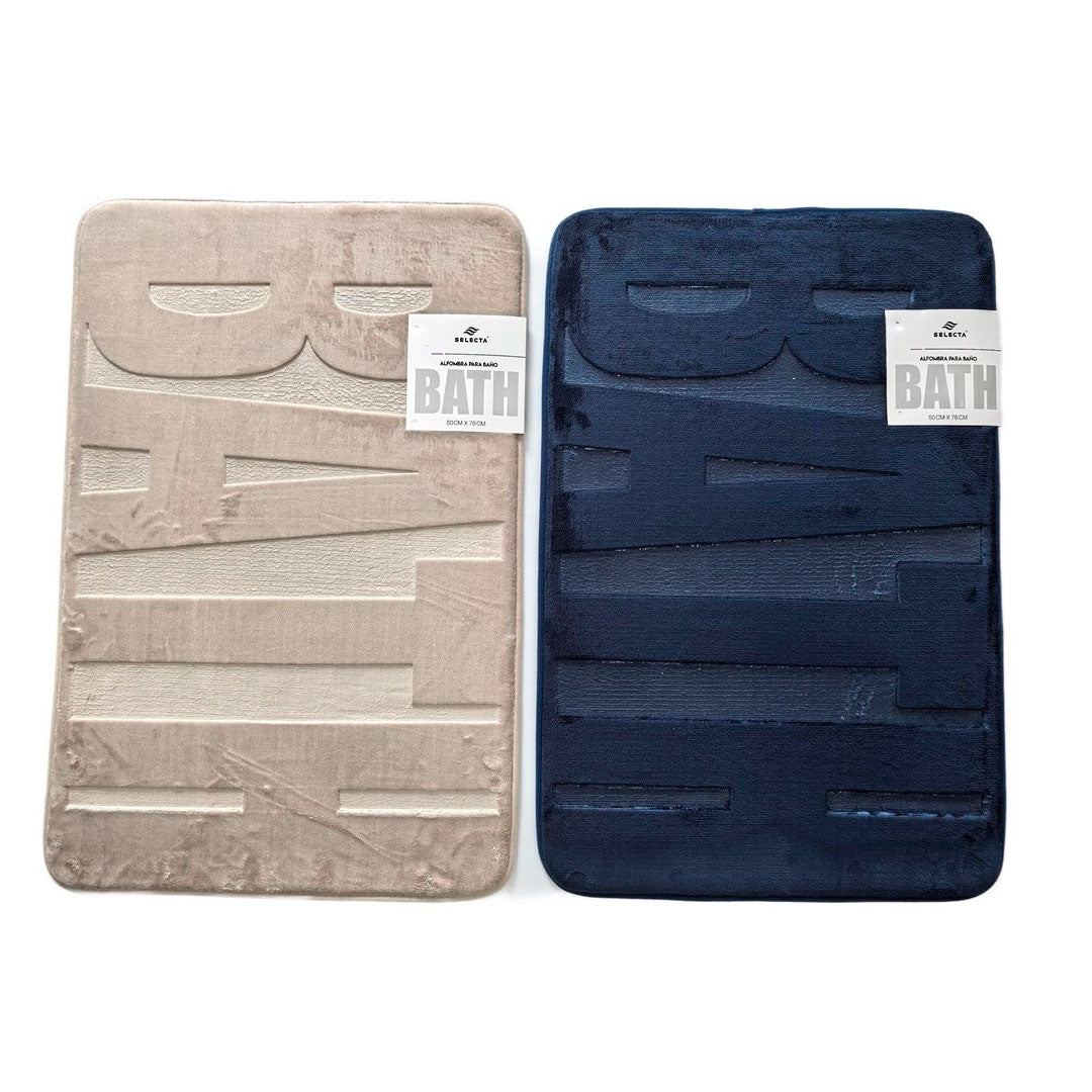 ALFOMBRA DE BAÑO SOFT C/RELIEVE 50X76CM