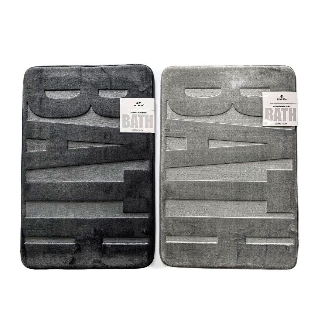 ALFOMBRA DE BAÑO SOFT C/RELIEVE 50X76CM