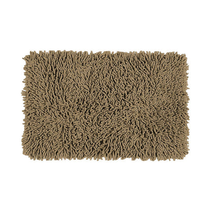 ALFOMBRA DE BAÑO 40X60CM SHAGGY NAT/MARRON