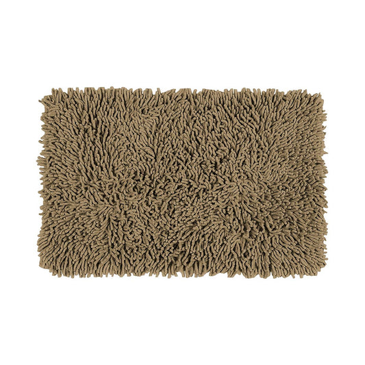 ALFOMBRA DE BAÑO 40X60CM SHAGGY NAT/MARRON