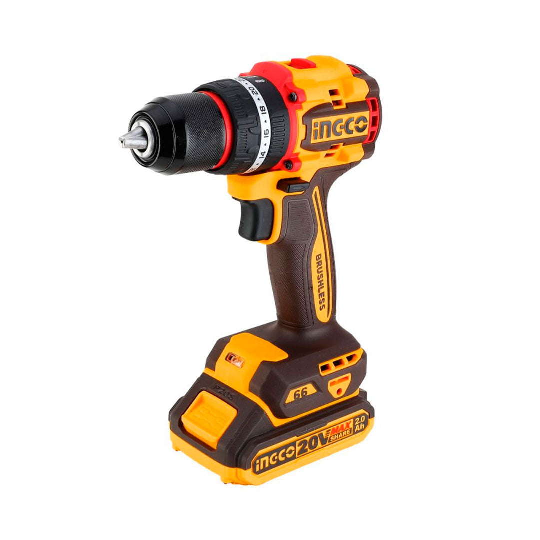 TALADRO + ATORNILLADOR INGCO 166PCS HKTHP41662