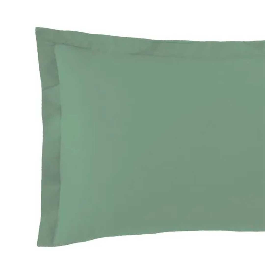 FUNDA ALMOHADA TOQUE ACETINADO 50X70 VERDE