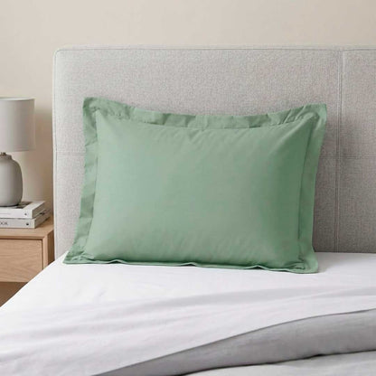 FUNDA ALMOHADA TOQUE ACETINADO 50X70 VERDE