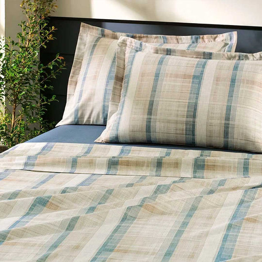 JGO SABANAS ACETINADO 1PL 150X240 LINEN AZUL