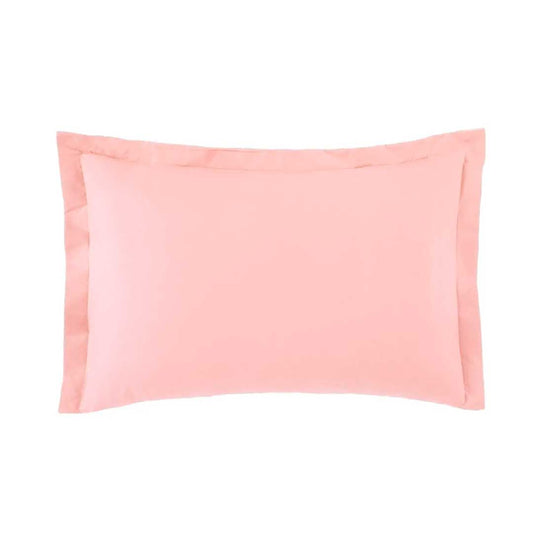 FUNDA ALMOHADA TOQUE ACETINADO 50X70 ROSA.