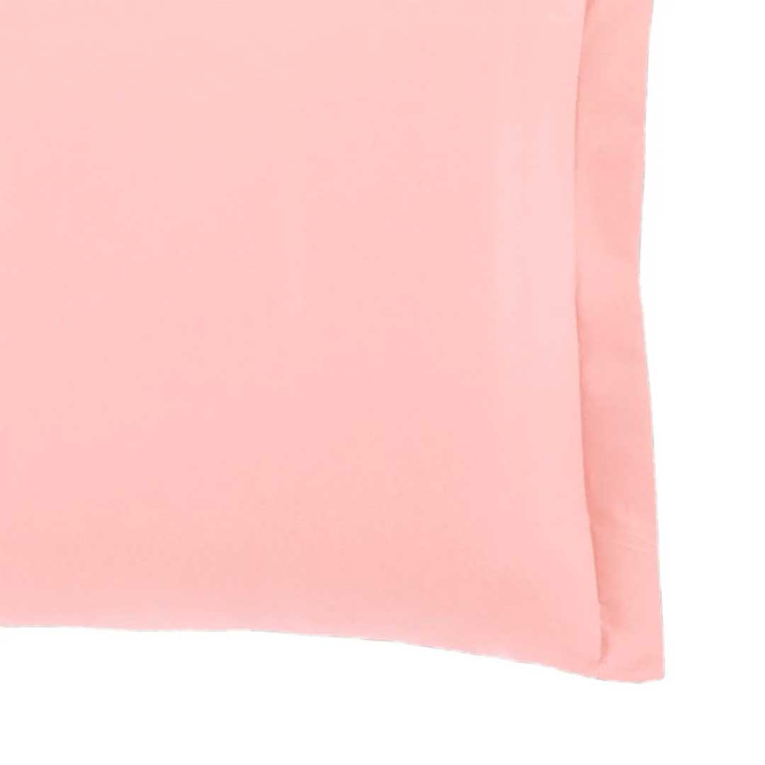 FUNDA ALMOHADA TOQUE ACETINADO 50X70 ROSA.