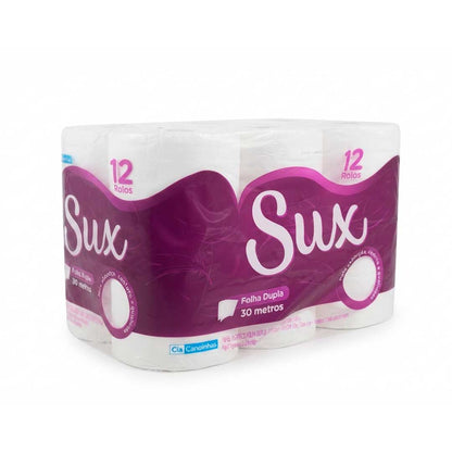 PAPEL HIGIENICO SUX PREMIUM 12ROLLOSX30M 2132