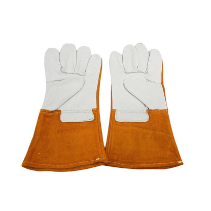 GUANTE PARA SOLDAR BICOLOR MARRON/GRIS LH-5279
